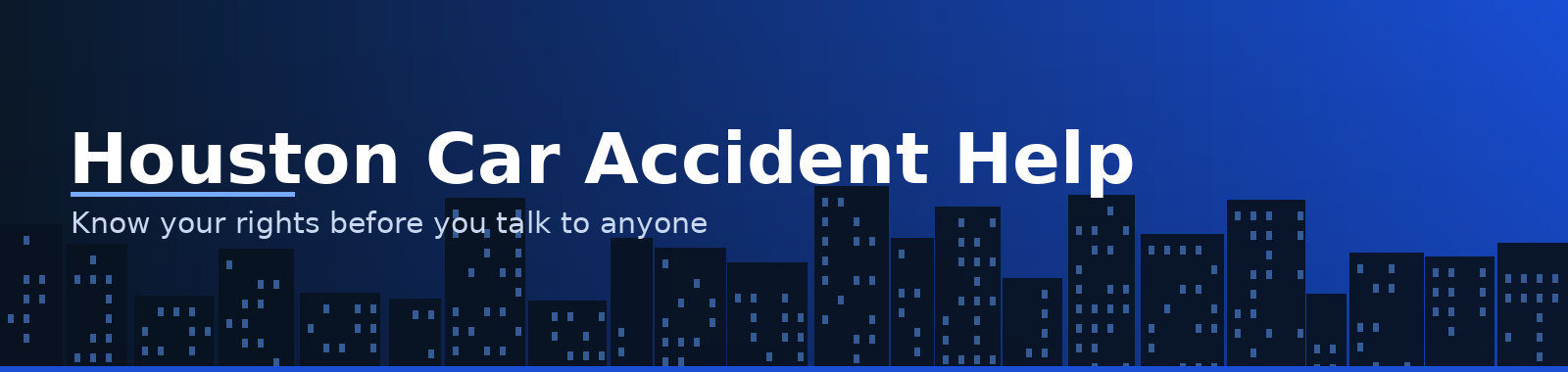 Houston Car Accident Help - 713injury.com